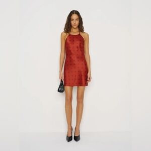 Reformation Jennis Silk Dress NWT sz S